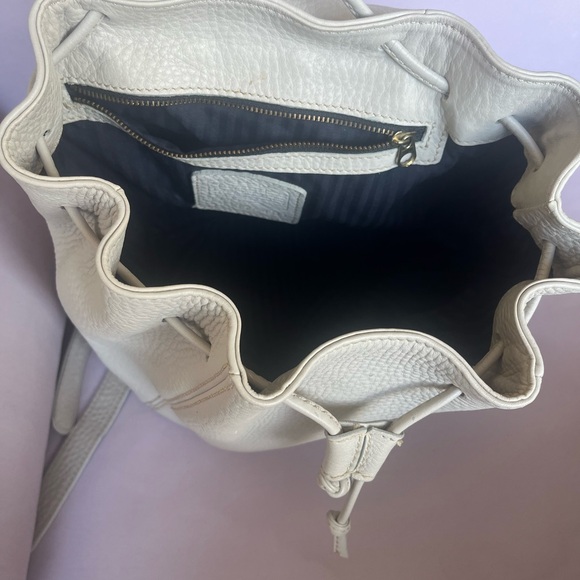 Vintage Coach Sonoma Cream Pebbled leather backpack  #4911 - Picture 7 of 8